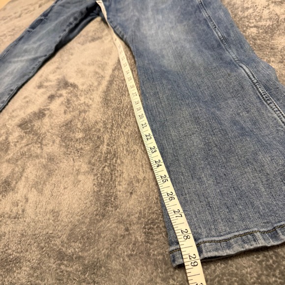 Wrangler Retro Slim Boot Cut Jeans Mens Blue Denim Size 34x(29) - Picture 7 of 8